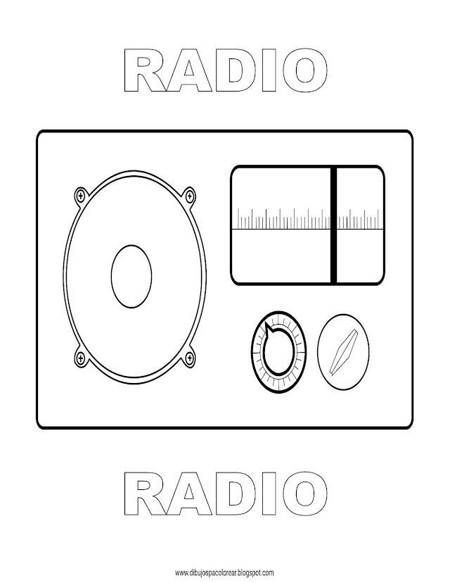 Dibujos Inglés - Español con R: Radio - Radio
