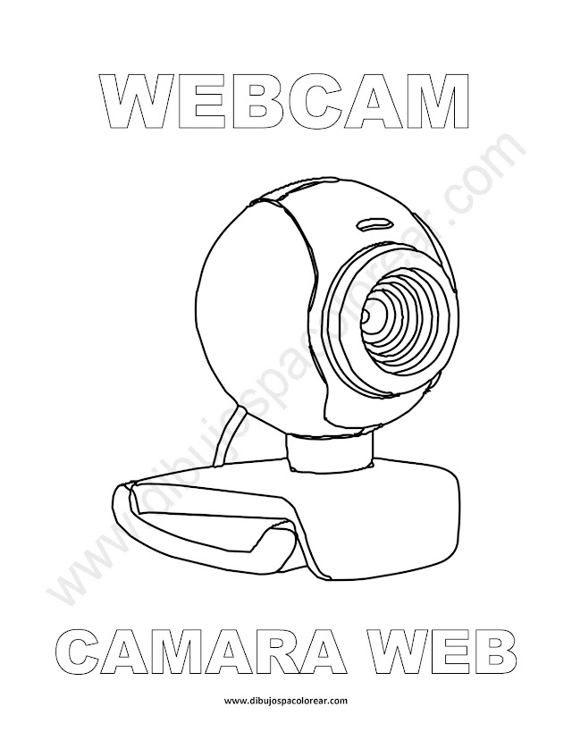Dibujos Inglés - Español con W: Webcam - Camara Web