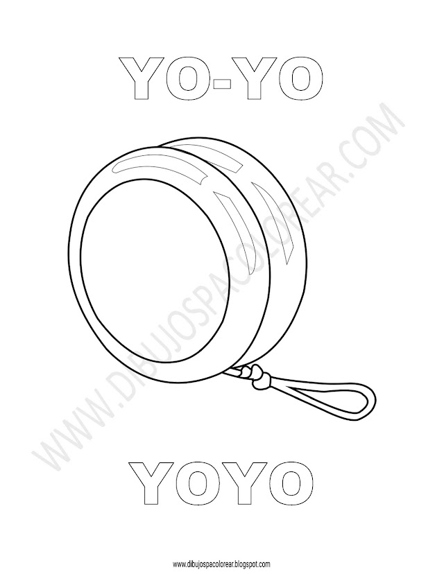 Dibujos Inglés - Español con Y: Yoyo - Yo-Yo